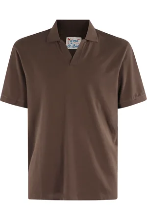MC2 SAINT BARTH Homme, Tops, Brun, Taille: XL Polo Piquet Marron