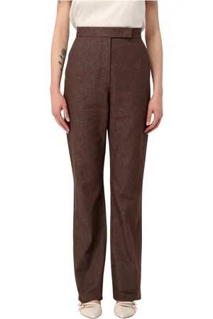 Max Mara Femme, Pantalons, Brun, Taille: 36 FR Pantalon Galizia pour Femmes