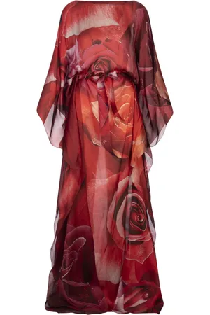 Roberto Cavalli Femme, Robes, Rouge, Taille: 34 FR Robe de Mode en Soie Rouge