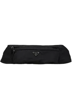 Prada Femme, Pre-owned, Noir, Taille: ONE Size Pre-owned Toile sacs-prada