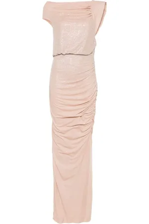 GENNY Femme, Robes, , Taille: 38 FR Robe à Manche Asymétrique