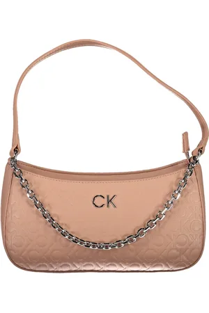 Calvin Klein Femme, Sacs, Rose, Taille: ONE Size Sac à Bandoulière Rose avec Fermeture Éclair