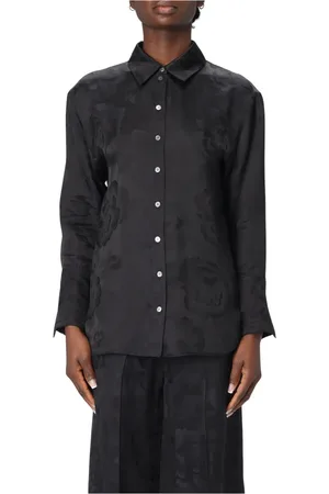 Kenzo Femme, Blouses et Chemises, Noir, Taille: 34 FR Chemise Classique pour Hommes et Femmes