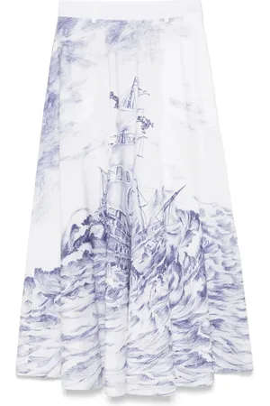 Moschino Femme, Jupes, Bleu, Taille: 36 FR Jupe Élégante 2002 Gonna
