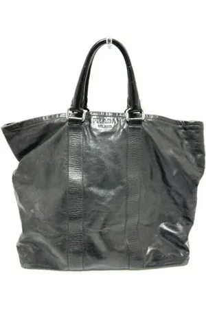 Prada Femme, Pre-owned, Noir, Taille: ONE Size Pre-owned Cuir sacs-prada
