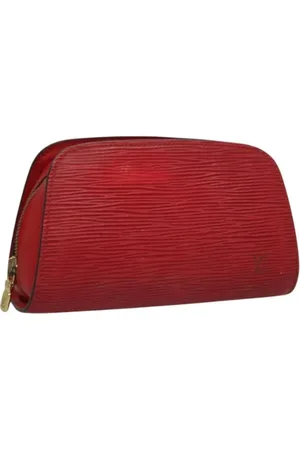 LOUIS VUITTON Femme, Pre-owned, Rouge, Taille: ONE Size Pre-owned Cuir trousses-de-toilette