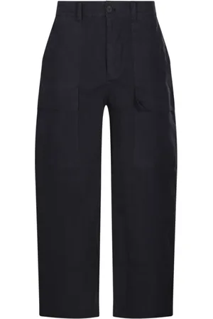 STUDIO NICHOLSON Homme, Pantalons, Bleu, Taille: L Pantalon Bleu Marine à Poches