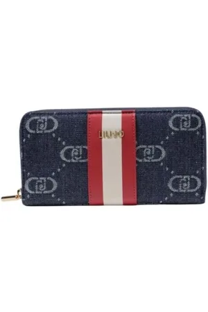Liu Jo Homme, Accessoires, Bleu, Taille: ONE Size Portefeuille en Polyester Bleu pour Femmes