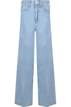 Calvin Klein Femme, Jeans, Bleu, Taille: W32 L32 Jean Taille Haute Jambes Larges