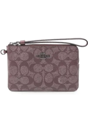Coach Femme, Pre-owned, Brun, Taille: ONE Size Pre-owned Toile pochettes-minaudieres