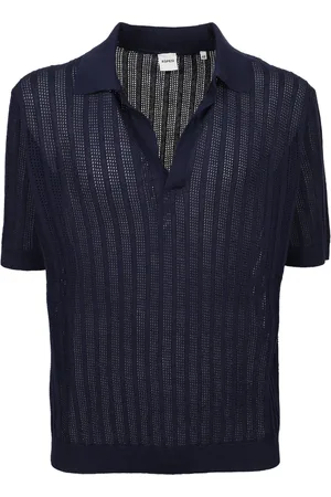 Aspesi Homme, Tops, Bleu, Taille: L Polo Bleu Style Classique