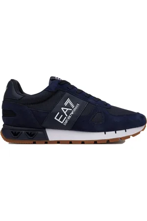 EA7 Homme, Chaussures, Noir, Taille: 43 1/3 EU Baskets Multicolores avec Crampons et Logo