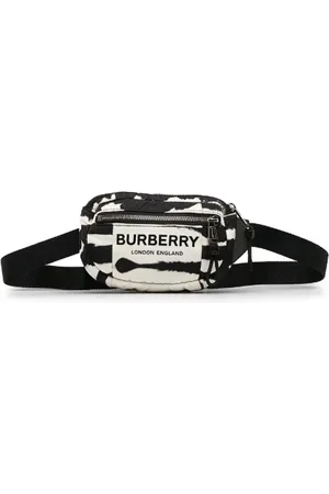 Burberry Femme, Pre-owned, Blanc, Taille: ONE Size Pre-owned Toile sacs-bandouliere