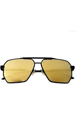 Bottega Veneta Homme, Pre-owned, Noir, Taille: ONE Size Pre-owned Metal lunettes-de-soleil