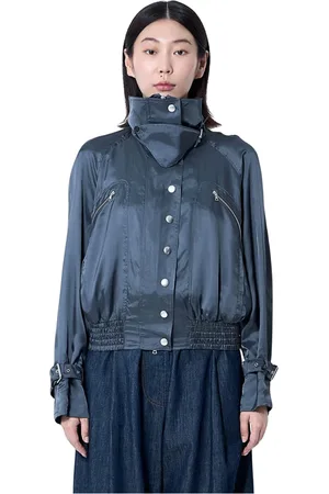 DRIES VAN NOTEN Femme, Vestes, Noir, Taille: 42 FR Bomber en Satin