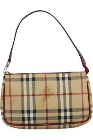 Burberry Femme, Pre-owned, , Taille: ONE Size Pre-owned Cuir trousses-de-toilette