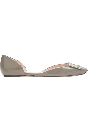 Roger Vivier Femme, Chaussures, Vert, Taille: 38 EU Ballerines bout rond