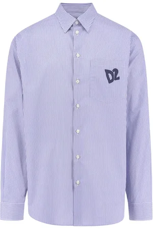 Dsquared2 Homme, Chemises, Bleu, Taille: S Chemise à manches longues bleu clair