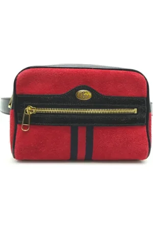 Gucci Unisex, Pre-owned, Rouge, Taille: ONE Size Pre-owned Daim sacs-gucci