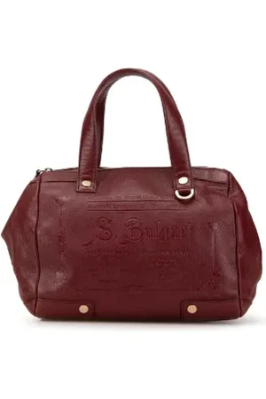 Bvlgari Femme, Pre-owned, Rouge, Taille: ONE Size Pre-owned Cuir sacs-main