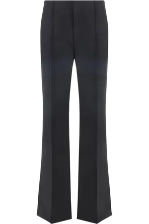Chloé Femme, Pantalons, Noir, Taille: 40 FR Pantalon Asymétrique Monochromatique en Laine