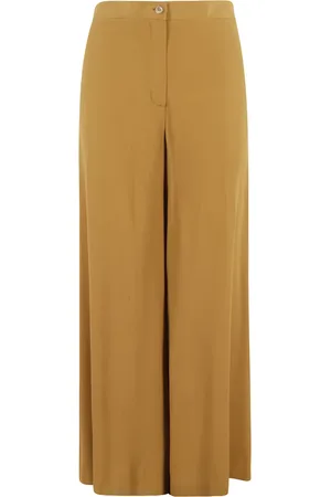 SEMICOUTURE Femme, Pantalons, Rouge, Taille: 36 FR Pantalon Large Zucca