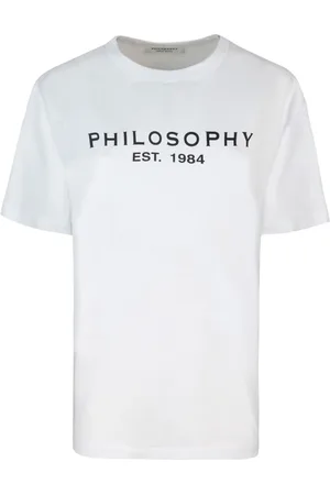 Serafini Femme, Tops, Blanc, Taille: ONE Size T-shirt blanc avec logo frontal