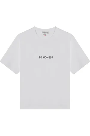 Victoria Beckham Femme, Tops, Blanc, Taille: 40 FR T-shirt col rond à manches courtes