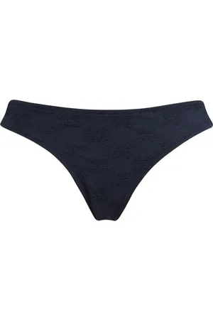 Vilebrequin Femme, Maillots de bain, Bleu, Taille: 36 FR Bas de maillot de bain culotte midi Turtle monogram Jacquard