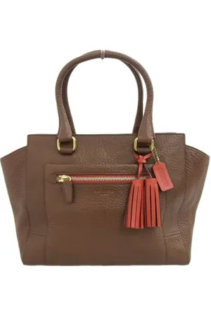 Coach Femme, Pre-owned, Brun, Taille: ONE Size Pre-owned Cuir sacs-main
