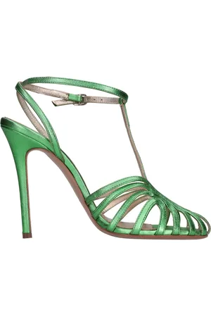 MARC ELLIS Femme, Chaussures, Vert, Taille: 39 EU Sandales Vertes