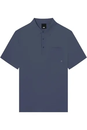 Duno Homme, Tops, Bleu, Taille: M Polo Technique Bi-stretch
