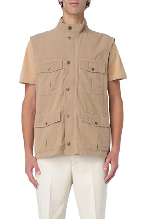 Barbour Homme, Vestes, , Taille: L Élégant Gilet de Costume Vert avec Bouton
