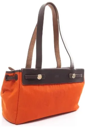 Hermès Femme, Pre-owned, , Taille: ONE Size Pre-owned Toile sacs-ports-paule