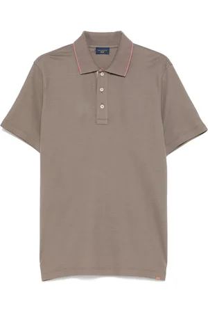 Paul & Shark Homme, Tops, Brun, Taille: XL Polo Écologique Made in Italy