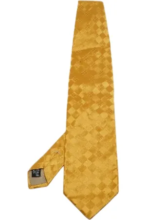 Emporio Armani Femme, Pre-owned, Jaune, Taille: ONE Size Pre-owned Soie accessoires-de-bureau