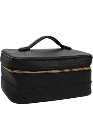 CHANEL Femme, Pre-owned, Noir, Taille: ONE Size Pre-owned Cuir trousses-de-toilette