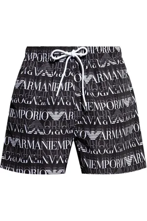 Emporio Armani Homme, Maillots de bain, Noir, Taille: L Maillot de bain en polyester avec poches latérales