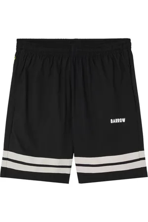 BARROW Homme, Shorts, Noir, Taille: L Shorts noirs avec détails blancs