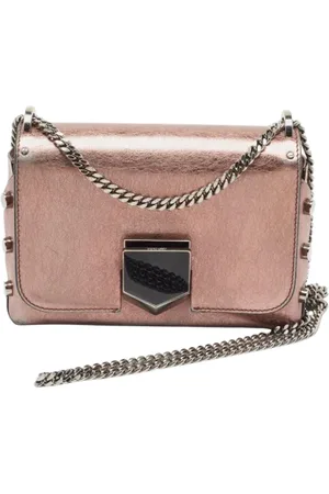 Jimmy Choo Femme, Pre-owned, Gris, Taille: ONE Size Pre-owned Cuir sacs-ports-paule