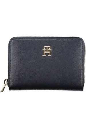Tommy Hilfiger Femme, Accessoires, Bleu, Taille: ONE Size Portefeuille Multifonctionnel à Fermeture Éclair Bleue