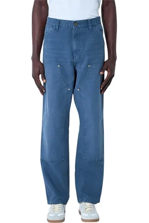 Carhartt Homme, Jeans, Bleu, Taille: W28 Jean Denim à Genoux Doubles