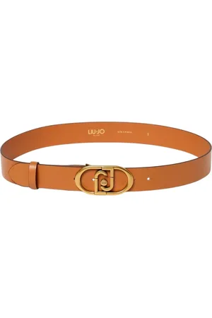 Liu Jo Femme, Accessoires, Brun, Taille: L Ceinture en Cuir de Luxe Design Épuré