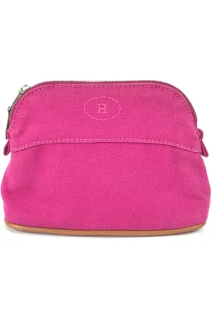 Hermès Femme, Pre-owned, Rose, Taille: ONE Size Pre-owned Coton trousses-de-toilette
