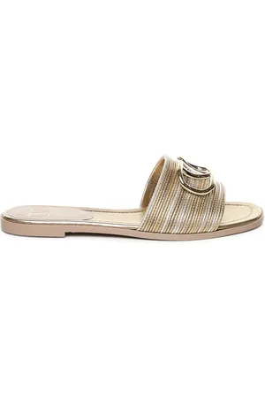 VALENTINO GARAVANI Femme, Chaussures, Multicolore, Taille: 38 EU Sandales Slide