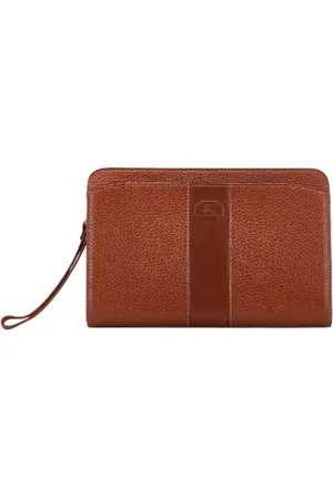 Burberry Homme, Pre-owned, Brun, Taille: ONE Size Pre-owned Cuir pochettes-minaudieres