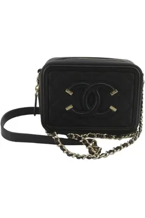 CHANEL Femme, Pre-owned, Noir, Taille: ONE Size Pre-owned Cuir sacs-chanel