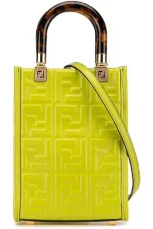 Fendi Femme, Pre-owned, Jaune, Taille: ONE Size Pre-owned Cuir sacs-fendi