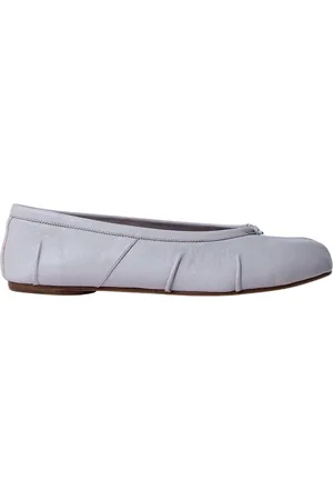 Maison Margiela Femme, Chaussures, Blanc, Taille: 41 EU Ballerines en Cuir Italien avec