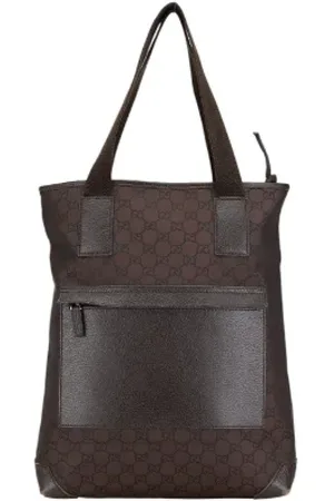 Gucci Homme, Pre-owned, Brun, Taille: ONE Size Pre-owned Toile sacs-gucci